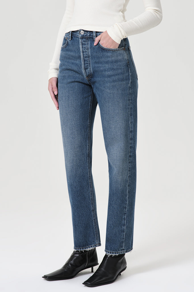 パンツ Agolde 90's pinch waist 25 90's Pinch Waist High Rise Straight in Range – AGOLDE