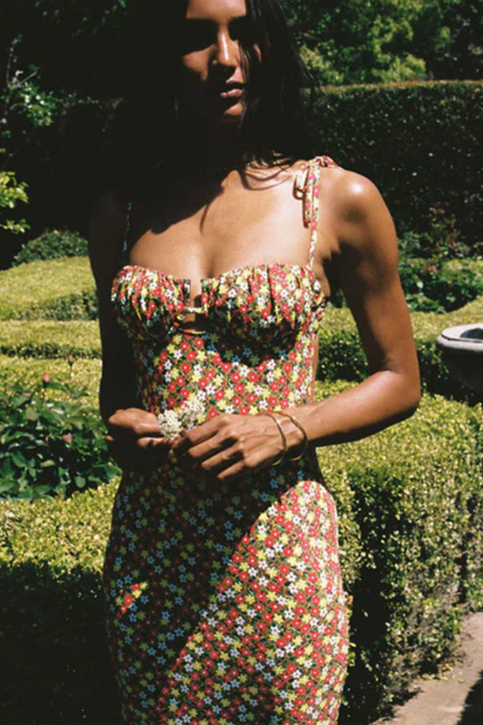 Montce - Petal Long Slip Dress - Sienna Floral – Collins St