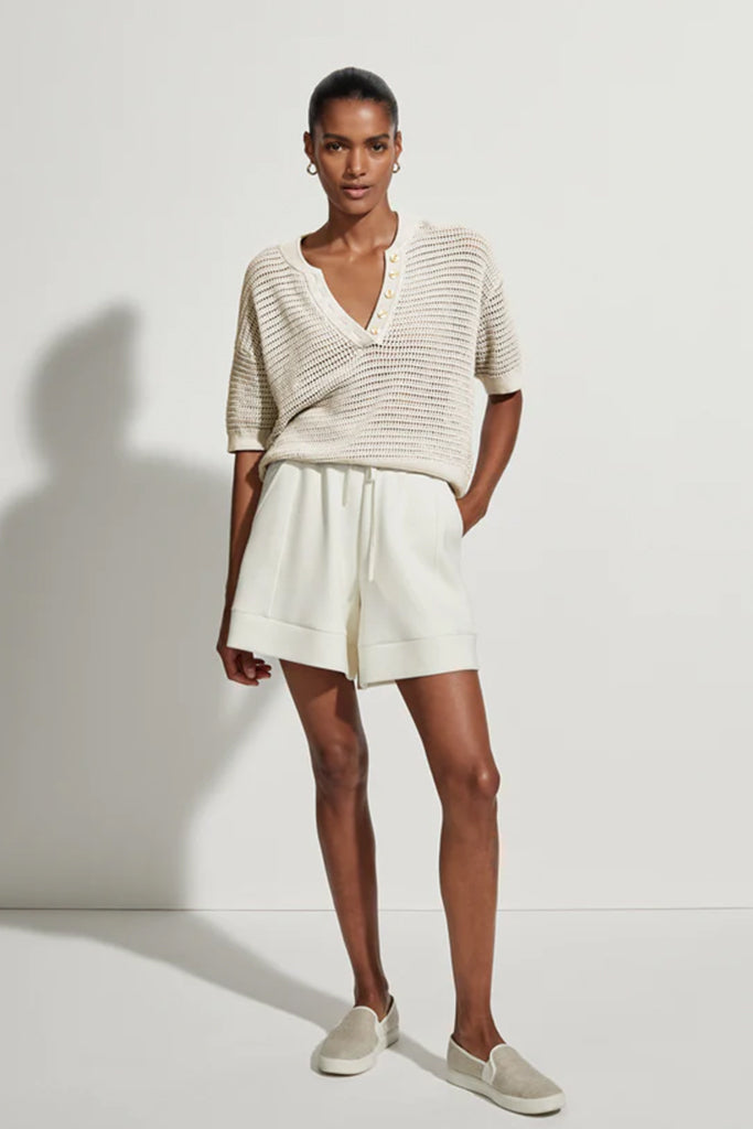 (取寄) バーリー レディース カリー ニット Varley women Callie Knit Egret Varley Women's Callie Knit Top | TYLER'S