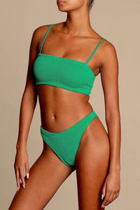 Hunza G - Gigi Crinkle Bikini - Emerald