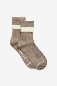 Varley - Kerry Plush Roll Top Sock - Sandmarl/Egret