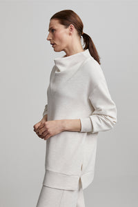 Varley - Modena Longline Sweatshirt - Ivory Marl