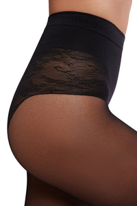 Wolford - Tummy 20 Control Top Tights - Black