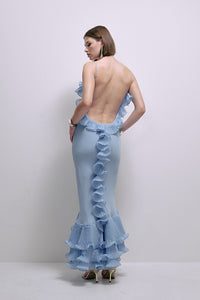 delfi collective delina ruffled open back maxi dress Delfi Collective - Delina Dress