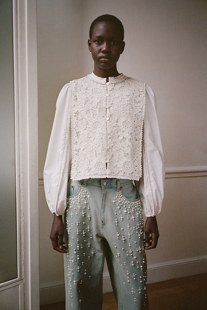 【SEA NEW YORK】PERLETTE PANTS リラックスフィットジーンズ Sea New York - Perlette Denim Pants - Blue – Collins St