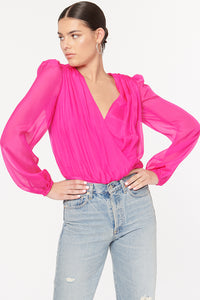 Cami NYC - Isa Bodysuit - Neon Pink
