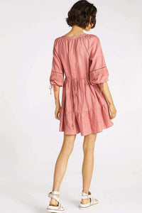 Kivari - Harlow Babydoll Mini Dress - Blush