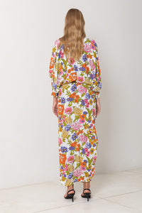 SWF - Plunge Maxi Dress - In Spring Floral