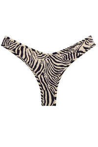 Montce - Lulu Bikini Bottom - Zebra Micro Scrunch